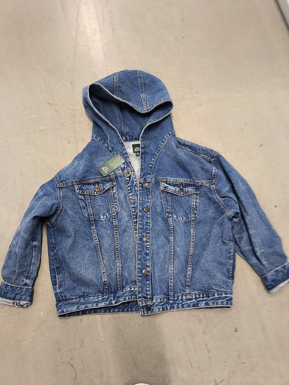 Wild Fable Hooded Jean Jacket